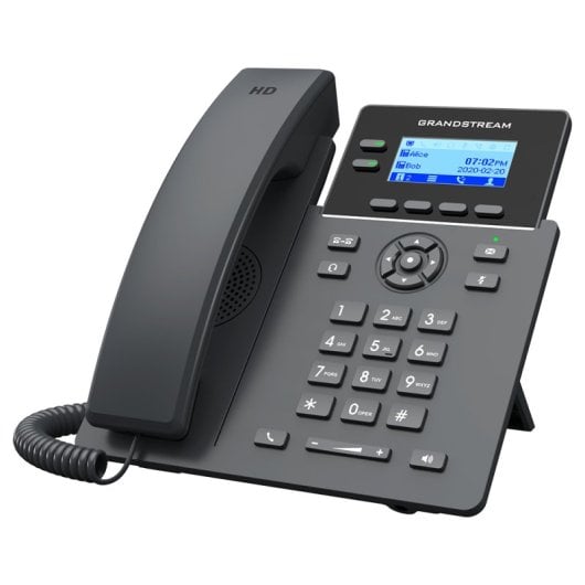 Telefono IP Wi-Fi Grandstream Networks GRP2602G LCD a 2 righe da 2,41″