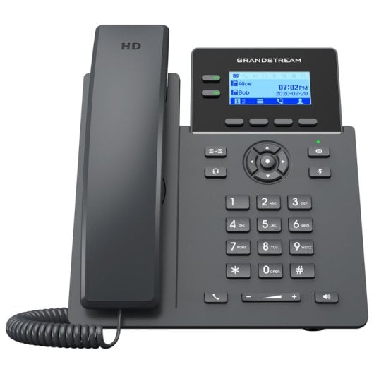 Telefono IP Wi-Fi Grandstream Networks GRP2602G LCD a 2 righe da 2,41″