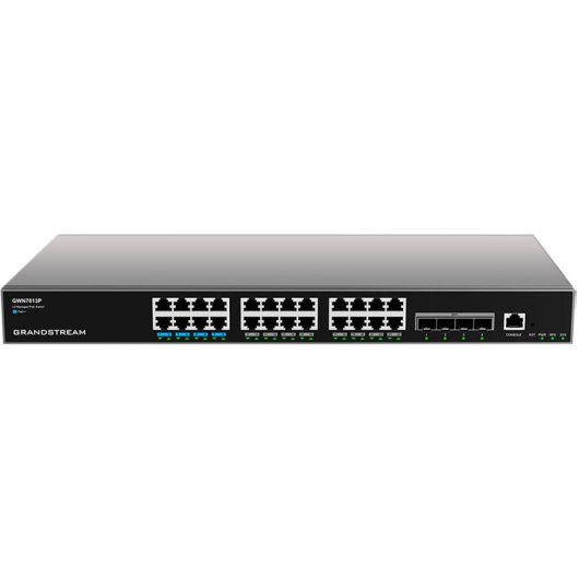Switch Grandstream Networks GWN7813P Gestionado 24 Puertos Gigabit PoE L3 Montaje en Rack