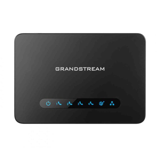 Adattatore VoIP Grandstream HT814 4 porte FXS, G.711/G.729, sicurezza AES, LED LAN/WAN