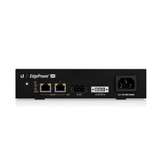 Sai Ubiquiti EdgePower 54 V PoE 100-240 V Indicateurs LED RJ-45 Télécommande