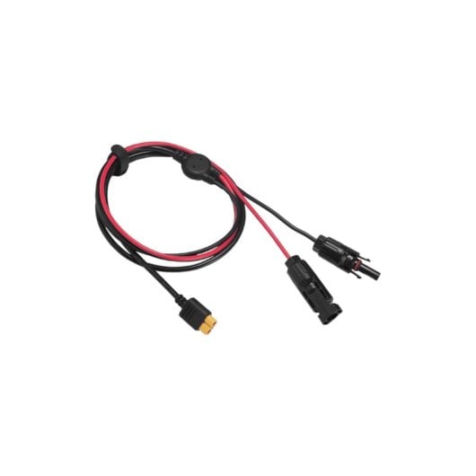 Cable de carga EcoFlow LMC4-XT60I-3.5M Negro Rojo para RIVER 2 DELTA 2 Max Pro