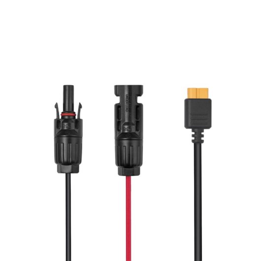 Cable de carga EcoFlow LMC4-XT60I-3.5M Negro Rojo para RIVER 2 DELTA 2 Max Pro