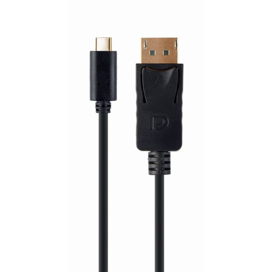 Adaptador USB Tipo C Gembird A-CM-DPM-01 a DisplayPort 4K/60Hz Negro 150mm