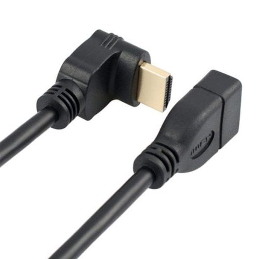 Cable HDMI flexible Ewent EC1339 0,15m 2.0 18Gbps Macho-Hembra Negro