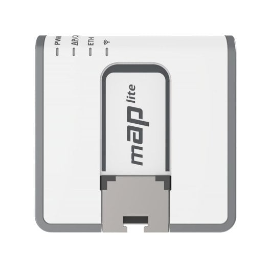 Mikrotik mAP lite 2,4 GHz 10/100 Mbit/s PoE kompakter weißer Access Point