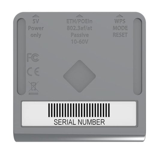 Mikrotik mAP lite 2,4 GHz 10/100 Mbit/s PoE kompakter weißer Access Point