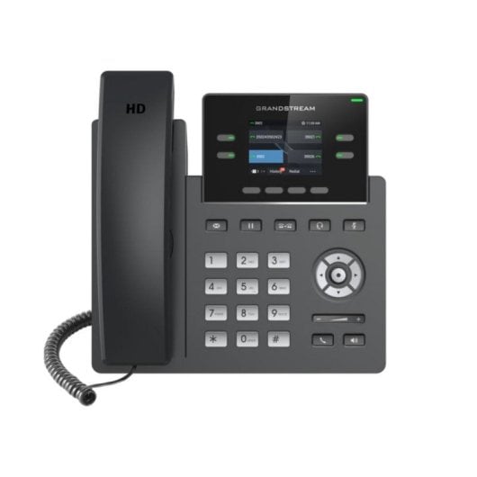 Teléfono IP Grandstream Networks GRP2612 2 líneas pantalla color DTMF seguridad avanzada