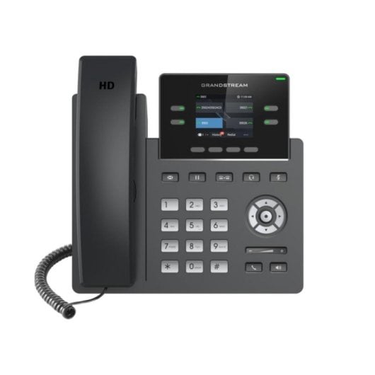 Teléfono IP Grandstream Networks GRP2612 2 líneas pantalla color DTMF seguridad avanzada
