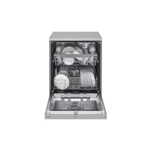 Lavavajillas LG DF242FPS 14 Cubiertos Clase D con TrueSteam y QuadWash inoxidable