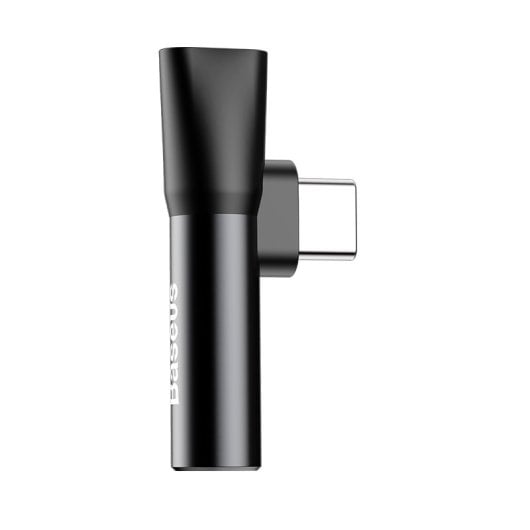 Adaptateur Type-C vers Type-C/3,5 mm Baseus CATL41-01 Noir Haute Fidélité
