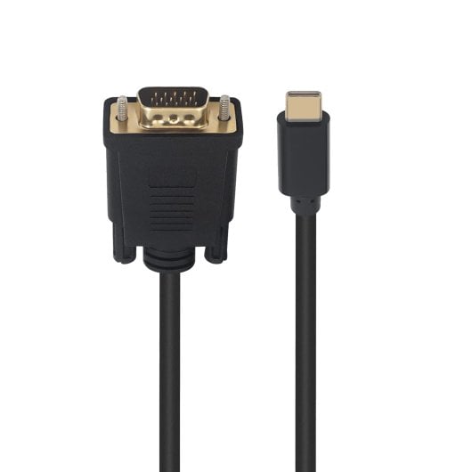 Cable adaptador USB-C a VGA Ewent EC1052 1.8m Full HD 60Hz con DP Alt Mode