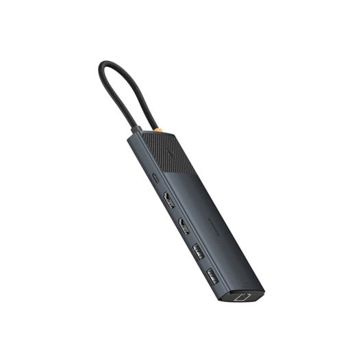 Hub Baseus 9 puertos 10Gbps modelo B00061800123-00 USB C HDMI Gigabit SD MicroSD 120Hz