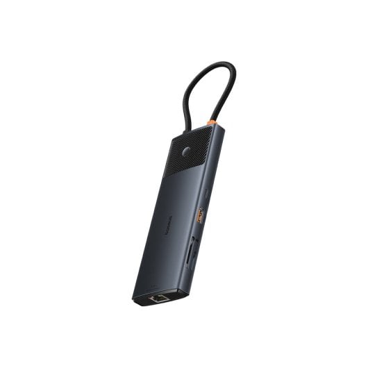 Hub Baseus 9 puertos 10Gbps modelo B00061800123-00 USB C HDMI Gigabit SD MicroSD 120Hz