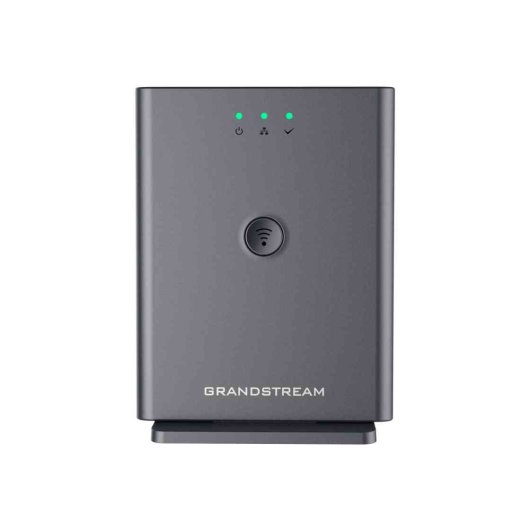 Grandstream Networks DP752 DECT-Basis, 400 m, SIP, erweiterte Sicherheit, IP-Telefon, schwarz