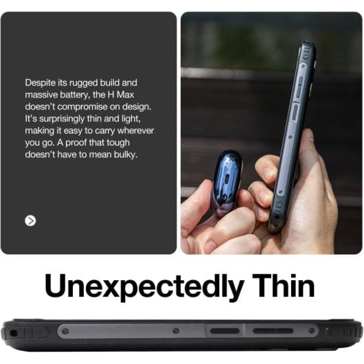 Smartphone AGM H Max 4GB/128GB Dual SIM 10000mAh Negro