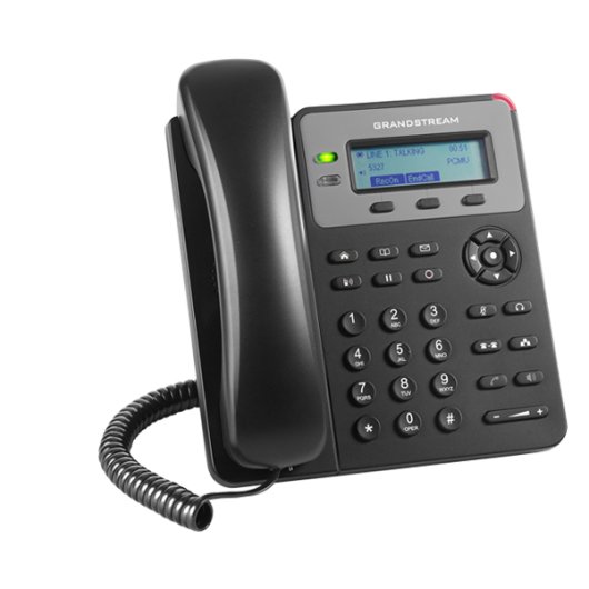 Telefono IP Grandstream GXP1615, 1 linea LCD, 500 contatti, montaggio su scrivania/parete