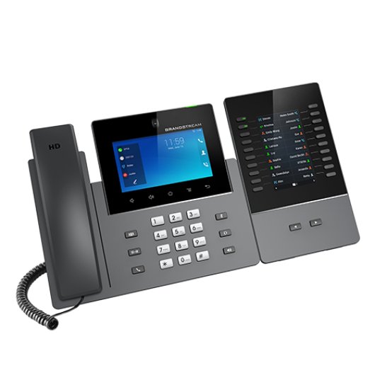 Grandstream GXV3450 Videotelefono, touchscreen da 5 MP, grigio