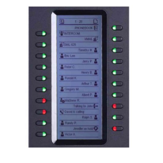 Módulo de expansión Grandstream Networks GXP2200EXT Negro 20 botones GXP2140 GXP2170 GXV3240