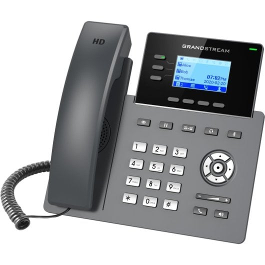 Telefone IP Grandstream Networks GRP2603P 3 linhas LCD 2,48″ Fast Ethernet Preto