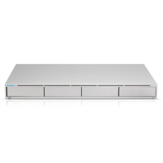 Gravador de vídeo Ubiquiti UNVR de 4 canais, 4 GB, 10000 Mbps, 1,7 GHz, cinzento, 100 W