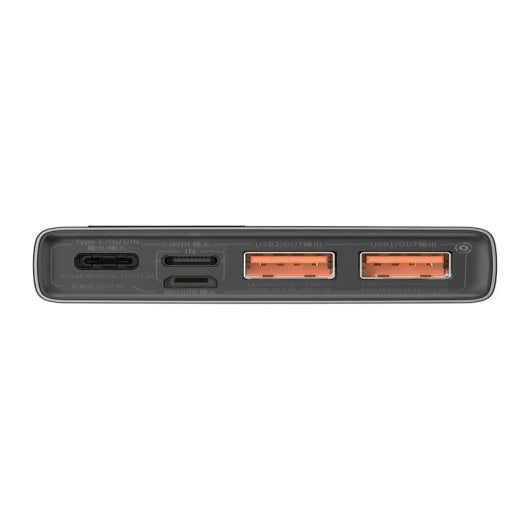 Power bank Baseus 6932172618292 10000mAh Ión de litio Negro carga portátil