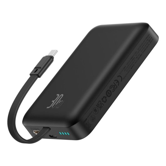 Powerbank Baseus MAGSAFE MINI 10000 mAh 30W Lithium Schwarz Kabellos Typ-C
