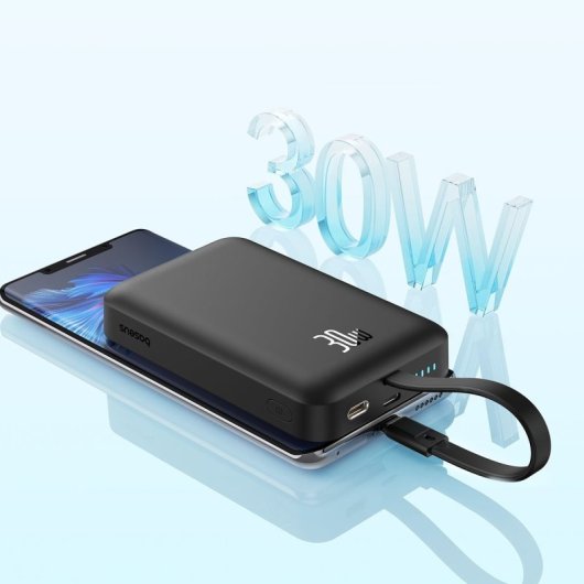 Powerbank Baseus MAGSAFE MINI 10000 mAh 30W Lithium Schwarz Kabellos Typ-C