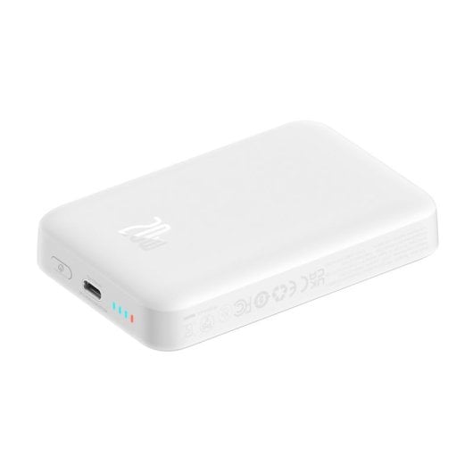 Powerbank Baseus MAGSAFE MINI AIR Wireless 10.000mAh 20W Polímero de litio Blanco