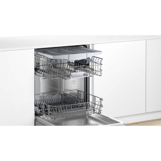 Lave-vaisselle encastrable Bosch Série 2 SMV2HVX02E 14 couverts D Blanc