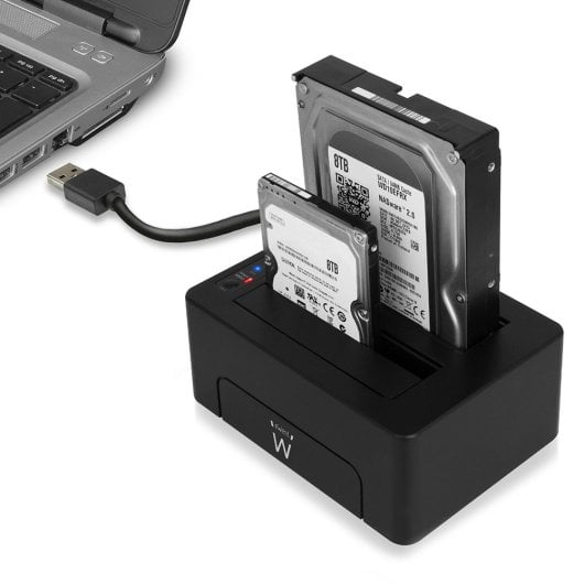 Estuche Ewent EW7014 SSD/HDD 2.5,3.5? SATA III USB 3.2 Gen 1 Type-A Negro ABS