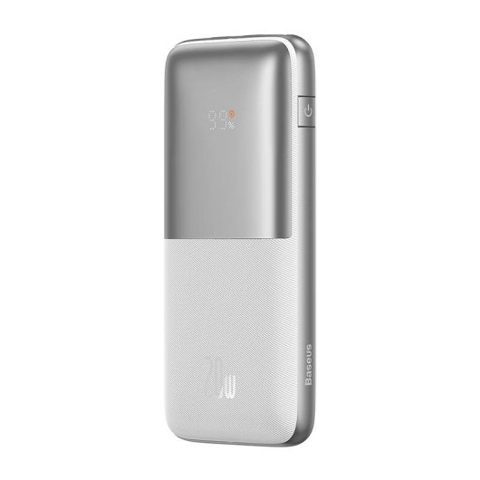 Powerbank Baseus Bipow Pro 10000 mAh 20 W Blanco Litio Polímero USB-C/USB-A
