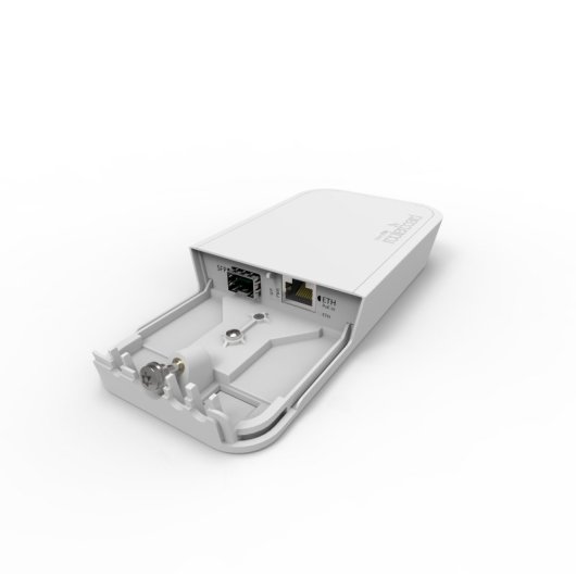 Conversor de medios Mikrotik FTC SFP Gigabit Ethernet IEEE 802.3af Alámbrico Blanco