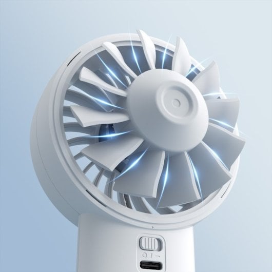 Ventilador portátil JisuLife Life4 5 velocidades 3600mAh LED batería larga duración