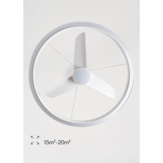 Ventilador de techo Create doble luz LED 15W+36W 3 temperaturas temporizador mando