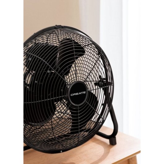 Ventilador Create Copper Motor 12? 45W/16? 80W 3 Velocidades Silencioso Ligero