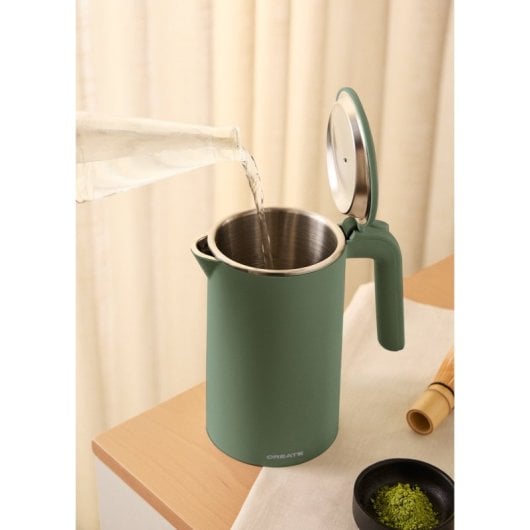 Hervidor de Agua Create Control de Temperatura Pantalla Digital Acero Inoxidable BPA Free