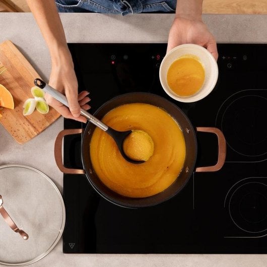 Cacerola Cecotec Polka Fantasy Pot Golden 28 cm 7,1L Aluminio Inducción Teflon