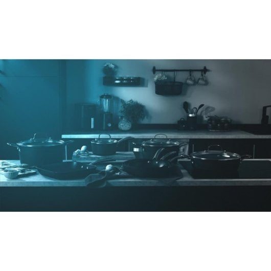 Cacerola Cecotec Polka Fantasy Pot Golden 28 cm 7,1L Aluminio Inducción Teflon