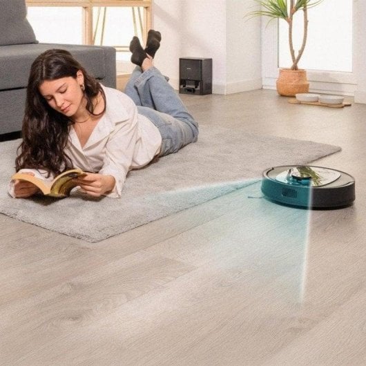 Robot Aspirador Cecotec Conga 7690 Immortal Max Home con base autovaciado y 5000 Pa