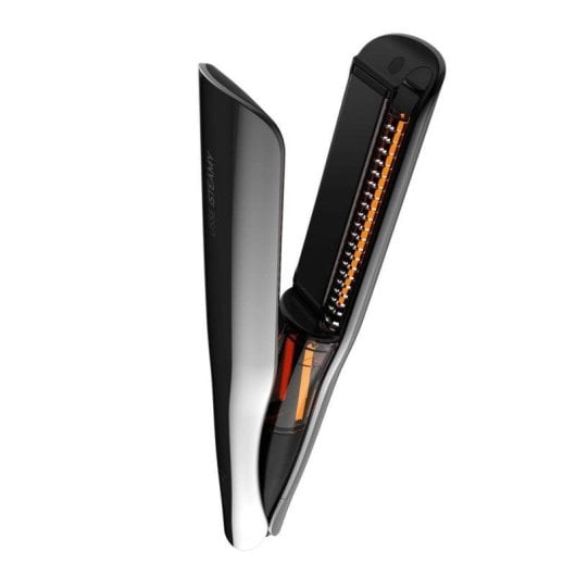 Lisseur Céramique Cecotec Lisse iSteamy 210ºC 2 Réglages Écran LED Dépôt Magnétique Noir