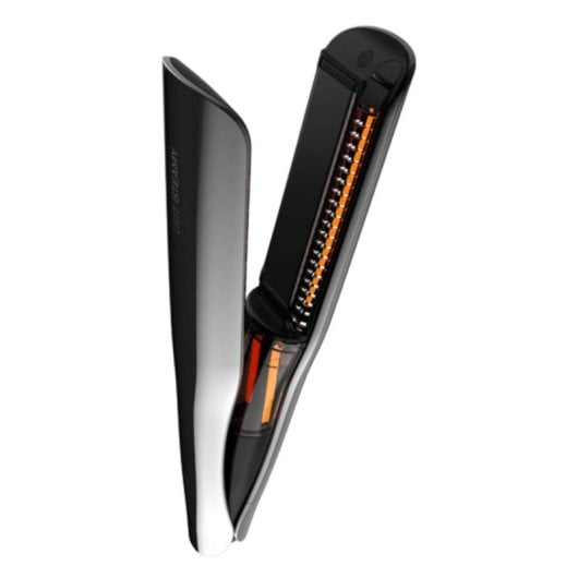 Lisseur Céramique Cecotec Lisse iSteamy 210ºC 2 Réglages Écran LED Dépôt Magnétique Noir