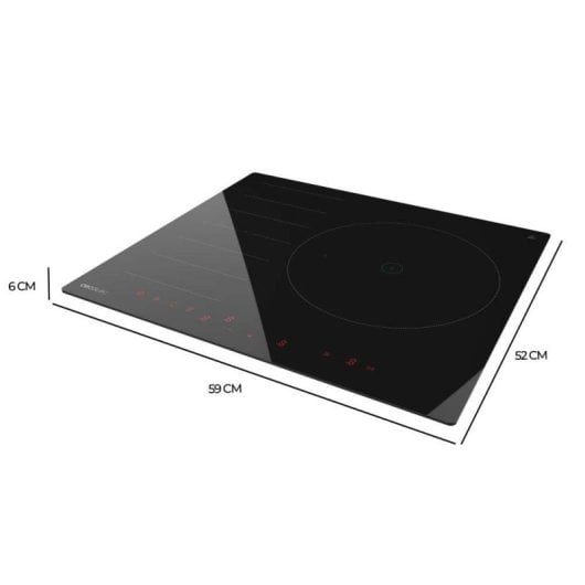 Placa de inducción Cecotec Bolero Squad I 3600 FullFlex 1 zona Flex 32cm 7400W Negro