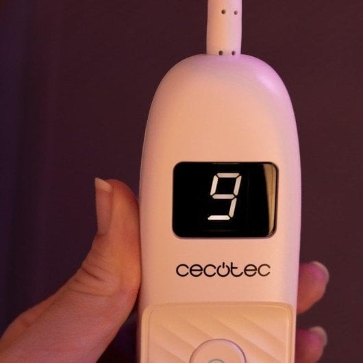 Manta eléctrica Cecotec 200x180cm 9 niveles LCD temporizador lavable