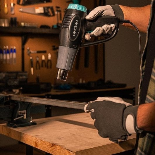 Heißluftpistole Cecotec 2000W 4 Düsen Doppeltemperatur ultra-schnelles Aufheizen