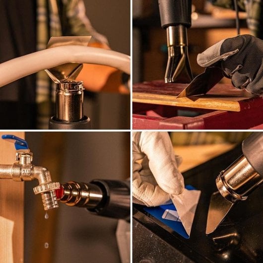 Heißluftpistole Cecotec 2000W 4 Düsen Doppeltemperatur ultra-schnelles Aufheizen