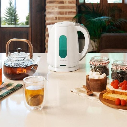 Wasserkocher Cecotec Thermosense 180 White 1,7L 2200W BPA-frei Anti-Kalk 360° Basis