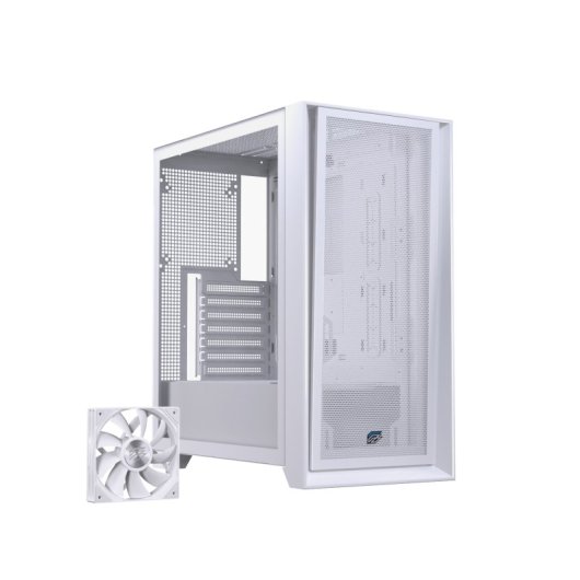 Caja PC Gaming Einarex Pulse P600 Core White panel intercambiable y vidrio templado