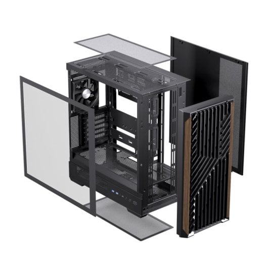 Einarex Pulse P800 Core Caixa ATX Vidro Temperado Preta