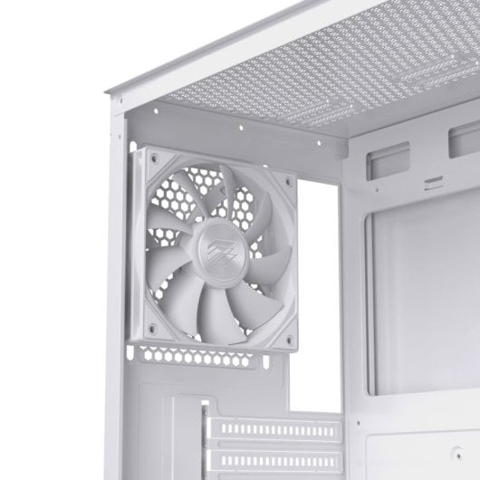 Einarex PULSE P100 Core White Torre ATX Frente em Malha e Painel em Vidro Temperado Branca